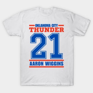 Oklahoma City Thunder Wiggins 21 Basketball Player T-Shirt